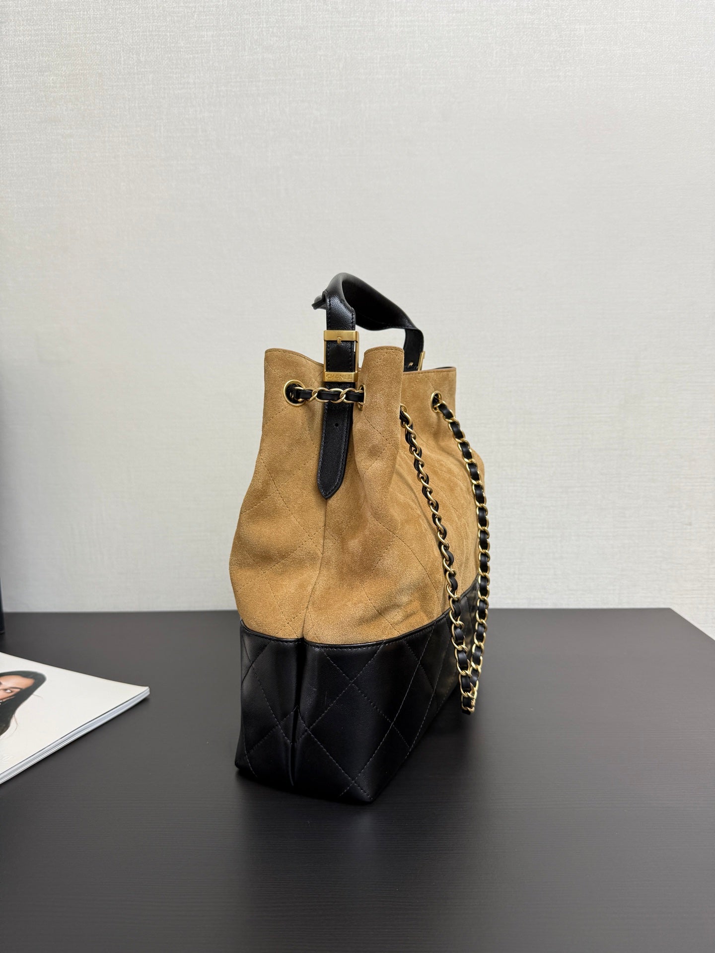 C* new 25SS suede bag
