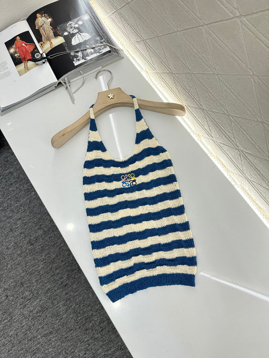 L*♥2025 new product Halter knitted vest
