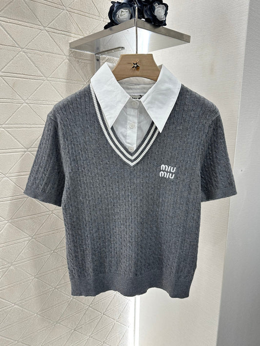 Mi*mi*♥2025 new products Knitted tops