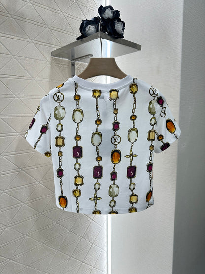Louis *♥2025 new products Printed chain
