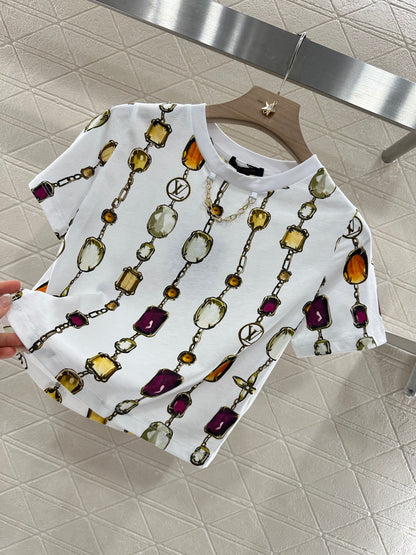 Louis *♥2025 new products Printed chain