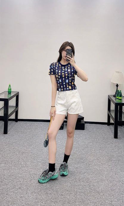 Louis *♥2025 new products Printed chain