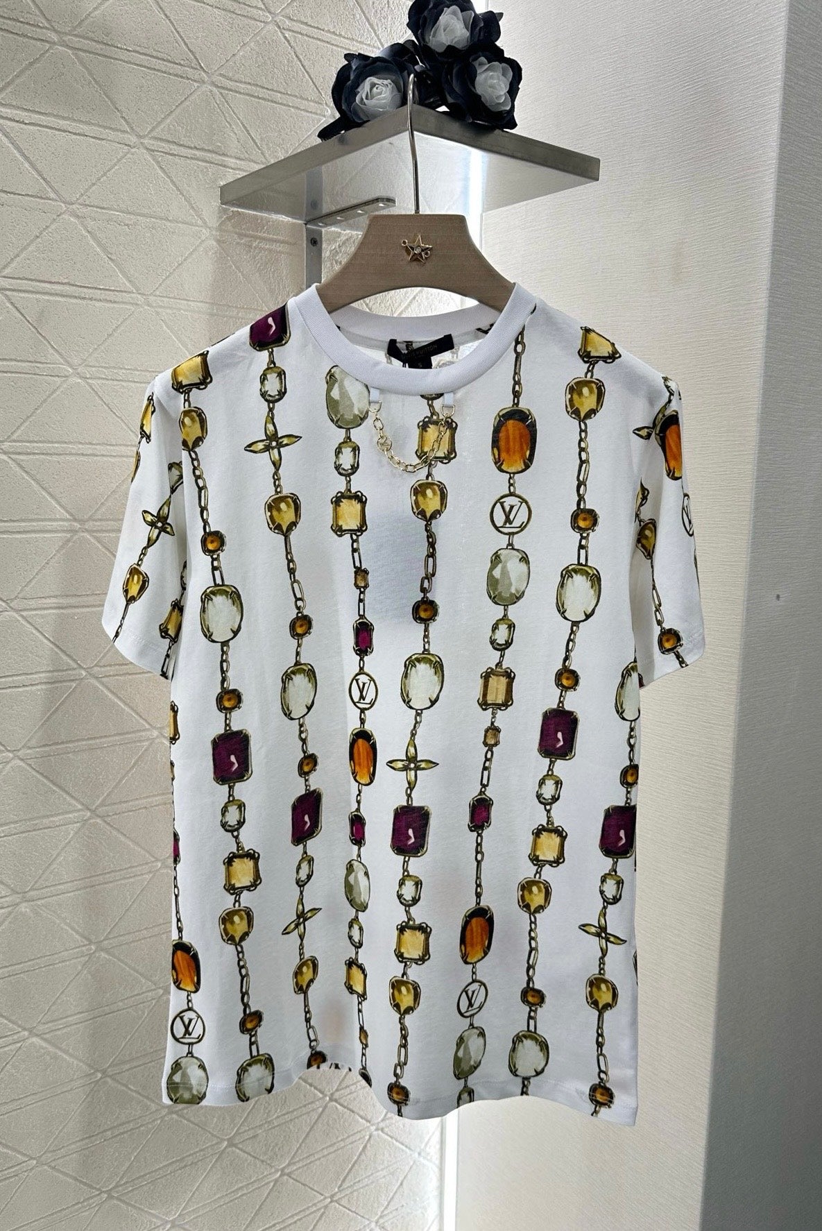Louis *♥2025 new product Round neck printed chain