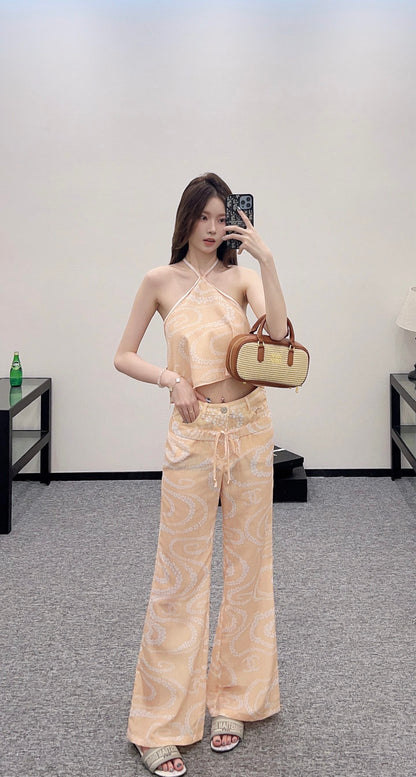 C*♥2025 new products Printed trousers