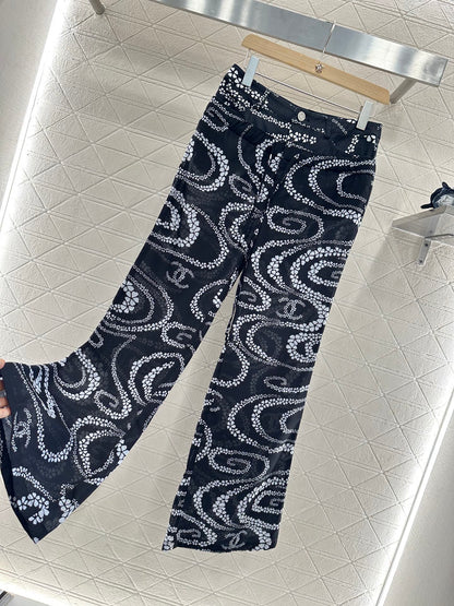 C*♥2025 new products Printed trousers