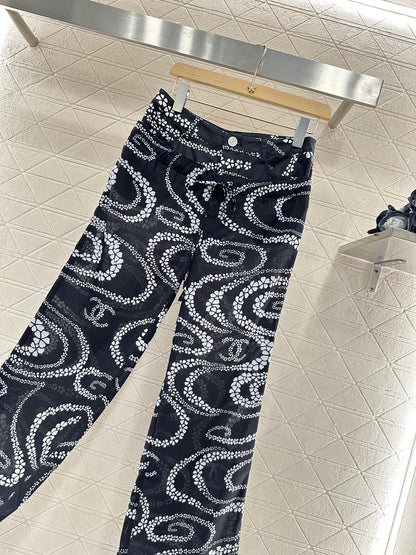 C*♥2025 new products Printed trousers