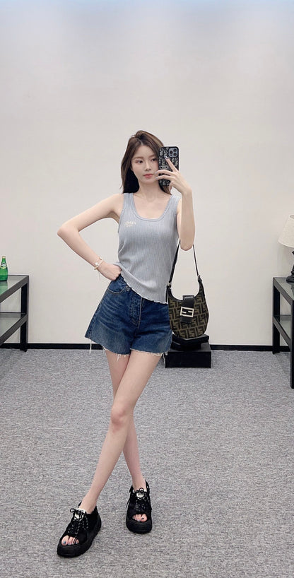 F*♥2025 new product Knitted vest