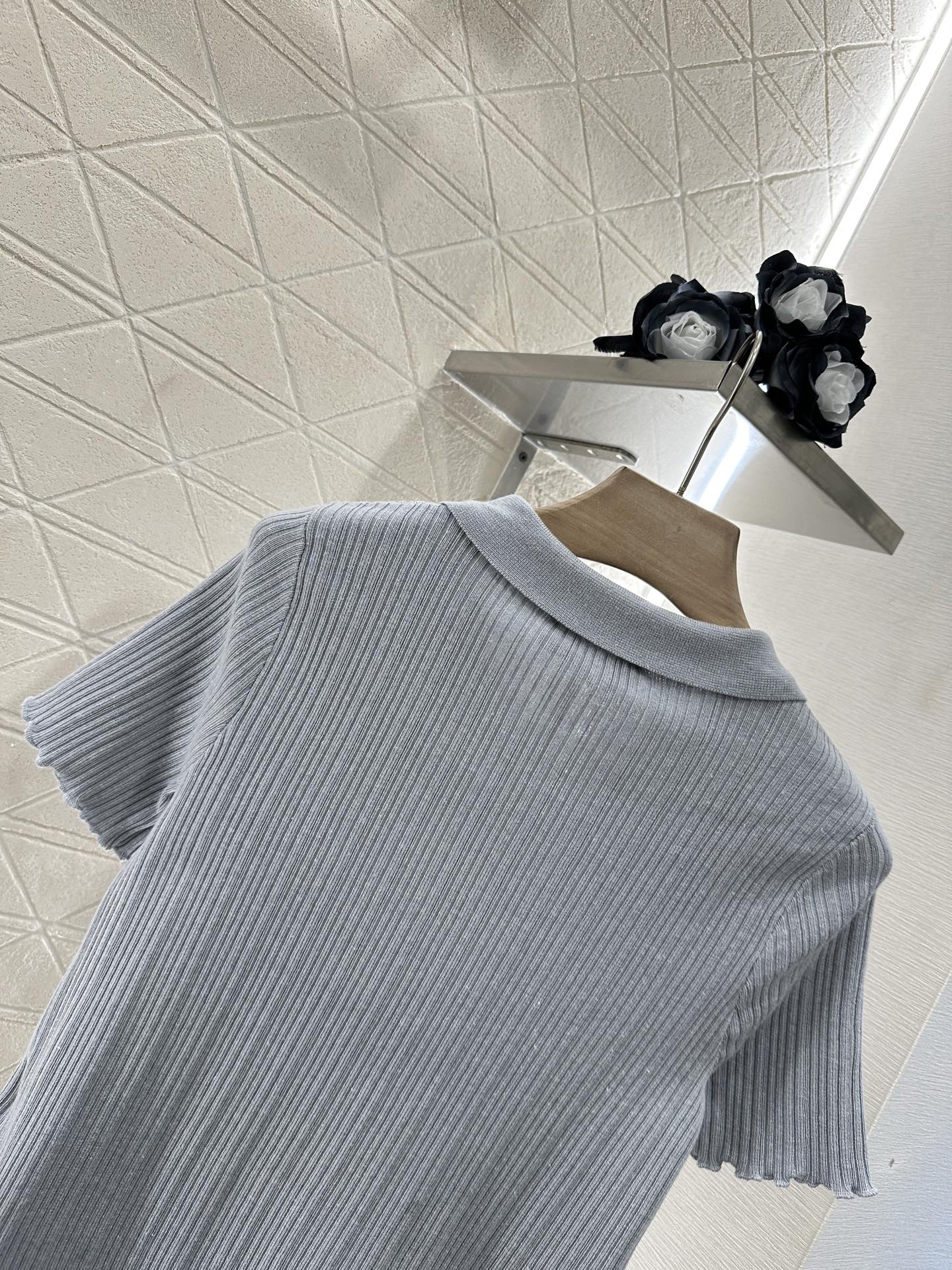 F*♥2025 new product Knitted short sleeves