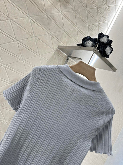 F*♥2025 new product Knitted short sleeves