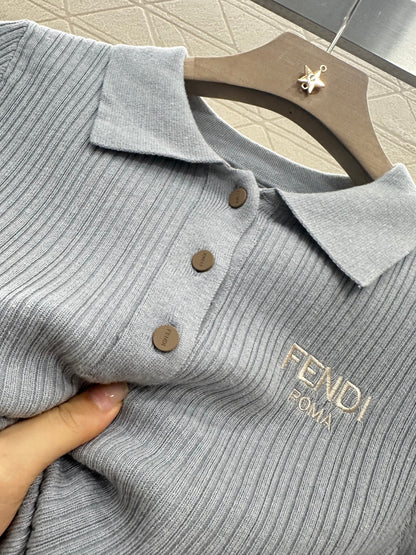 F*♥2025 new product Knitted short sleeves