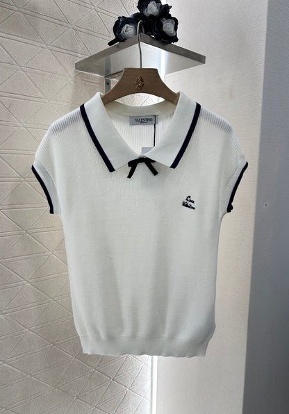 V*♥2025 new products Knitted short sleeves