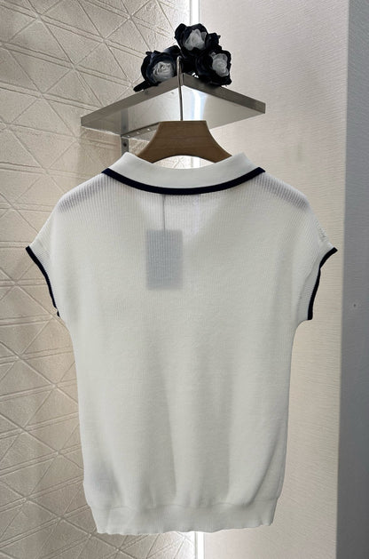 V*♥2025 new products Knitted short sleeves