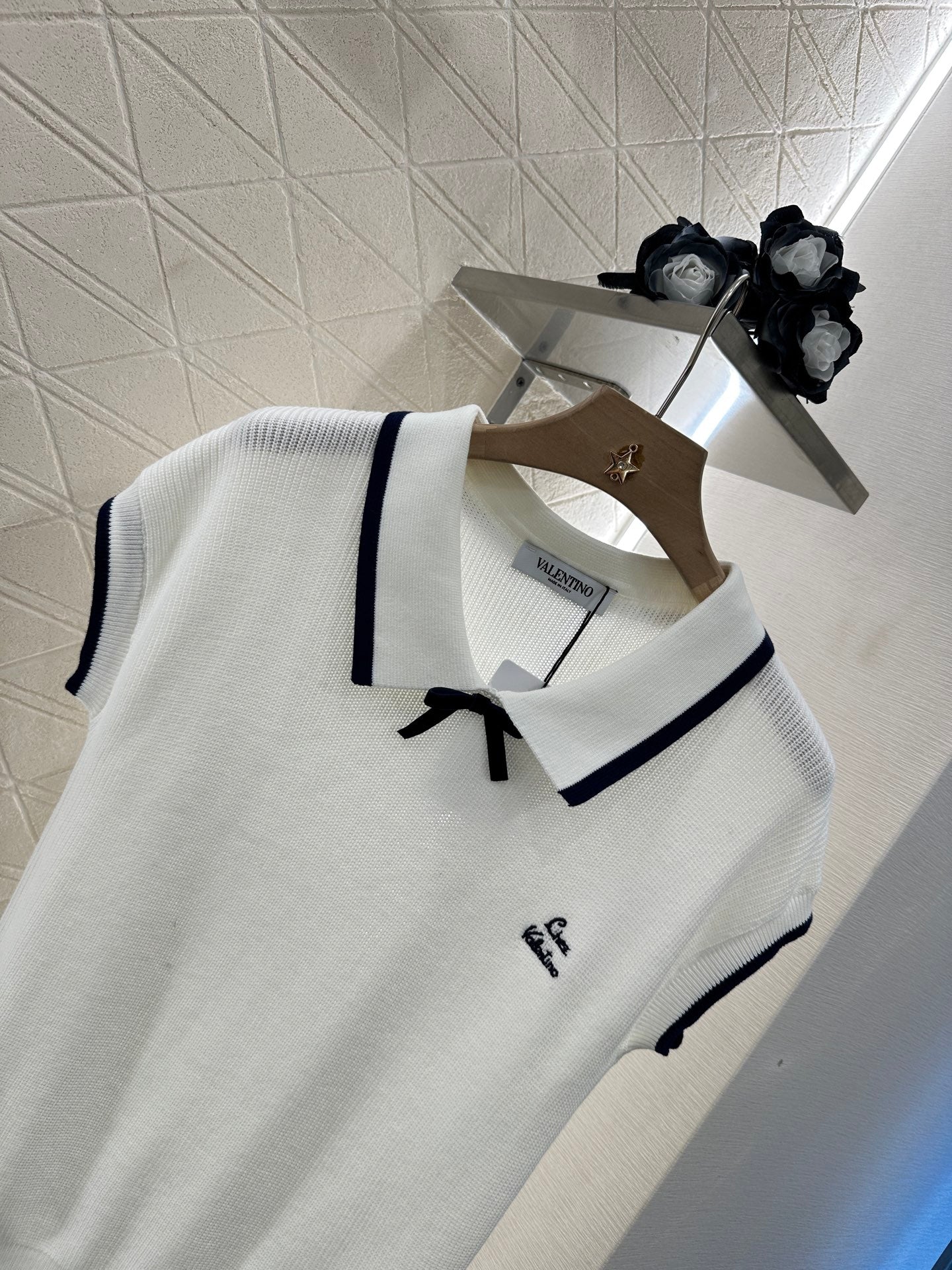V*♥2025 new products Knitted short sleeves