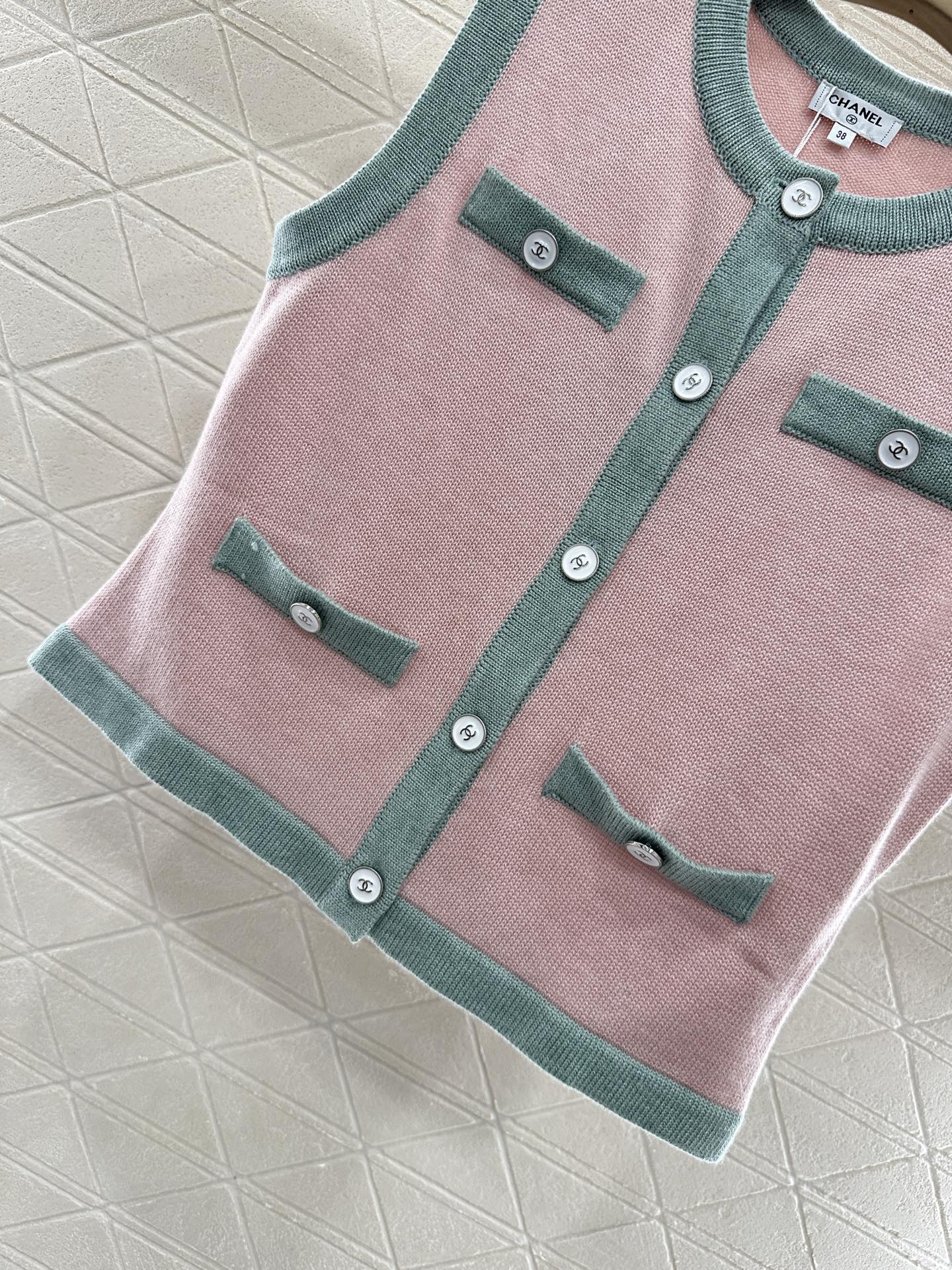 C*♥2025 new product Button knitted vest