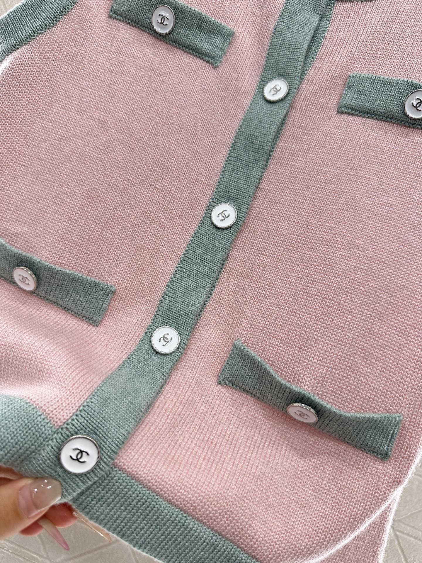C*♥2025 new product Button knitted vest