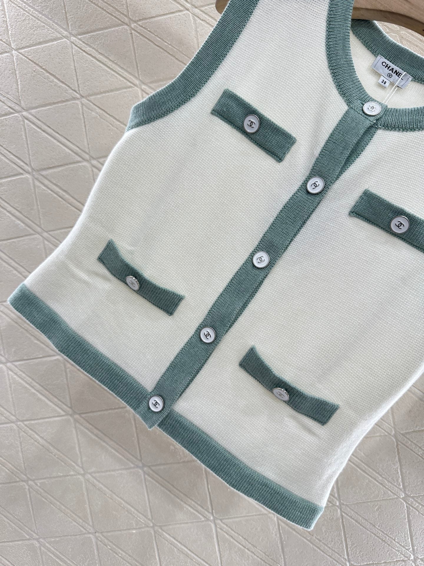 C*♥2025 new product Button knitted vest