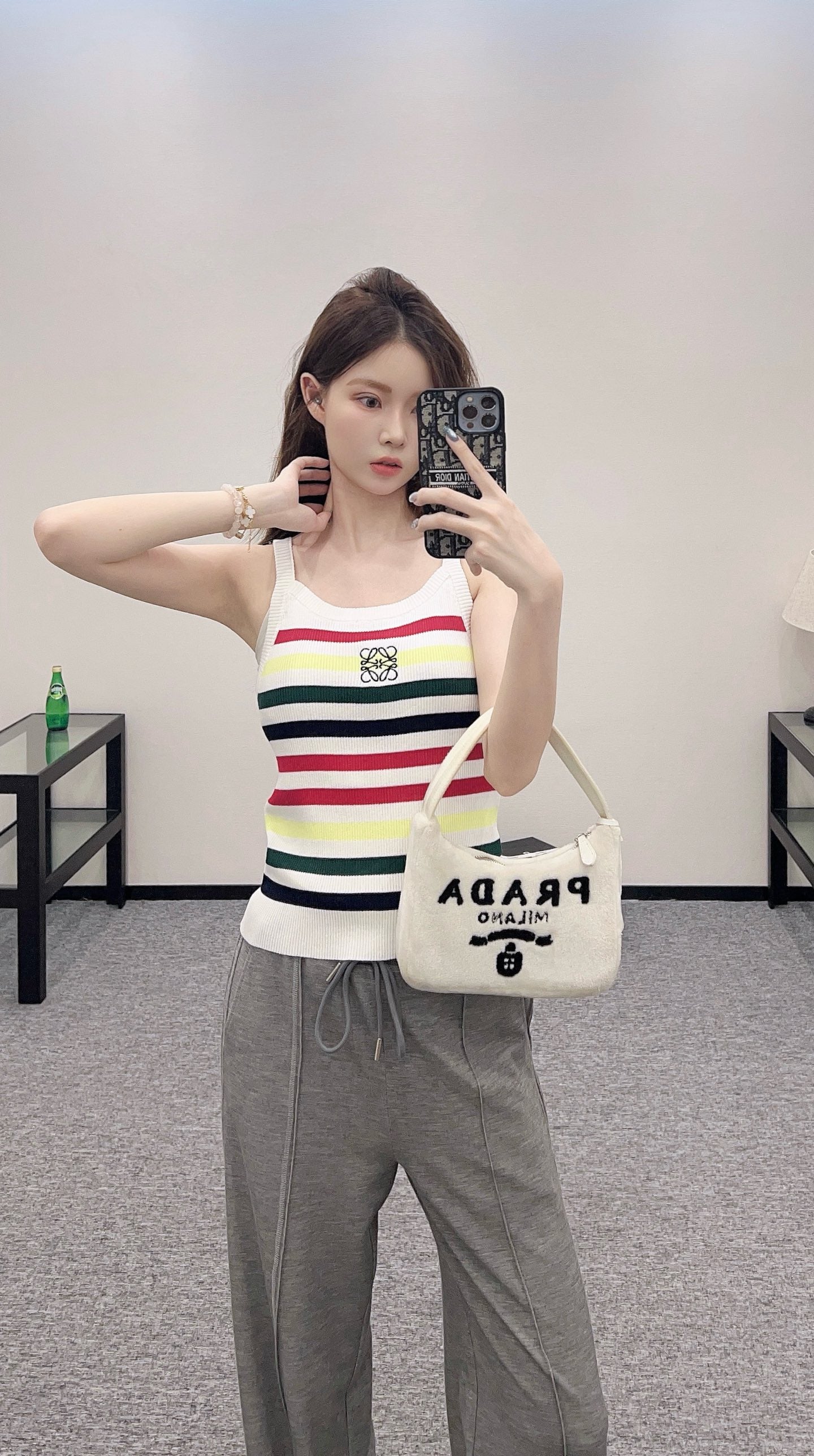L*♥2025 new product Knitted vest