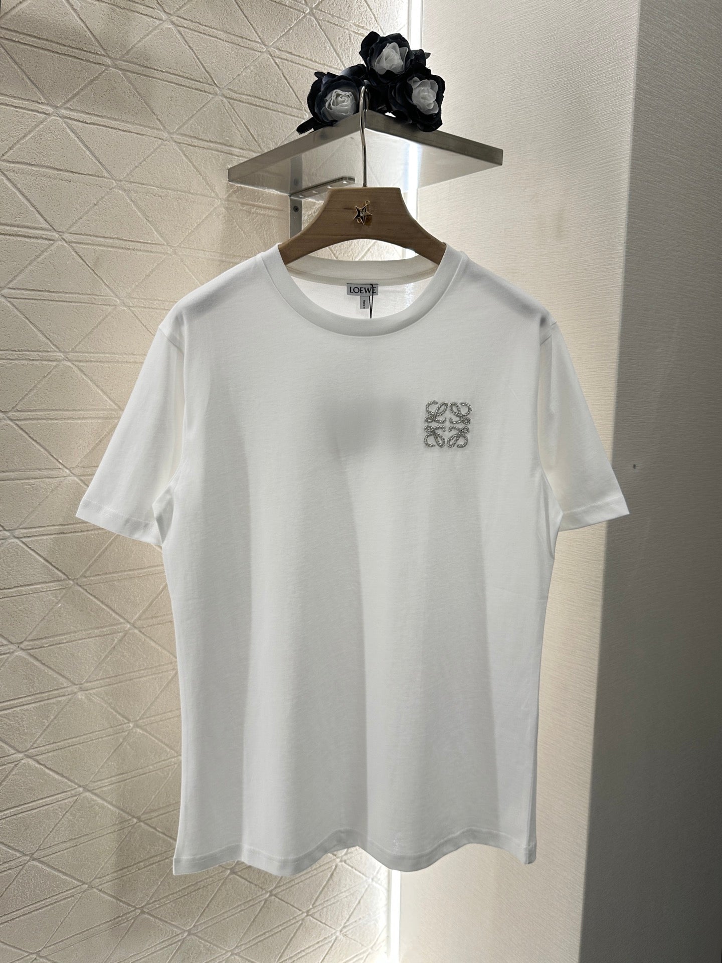 L*♥2025 new product Beaded short sleeves