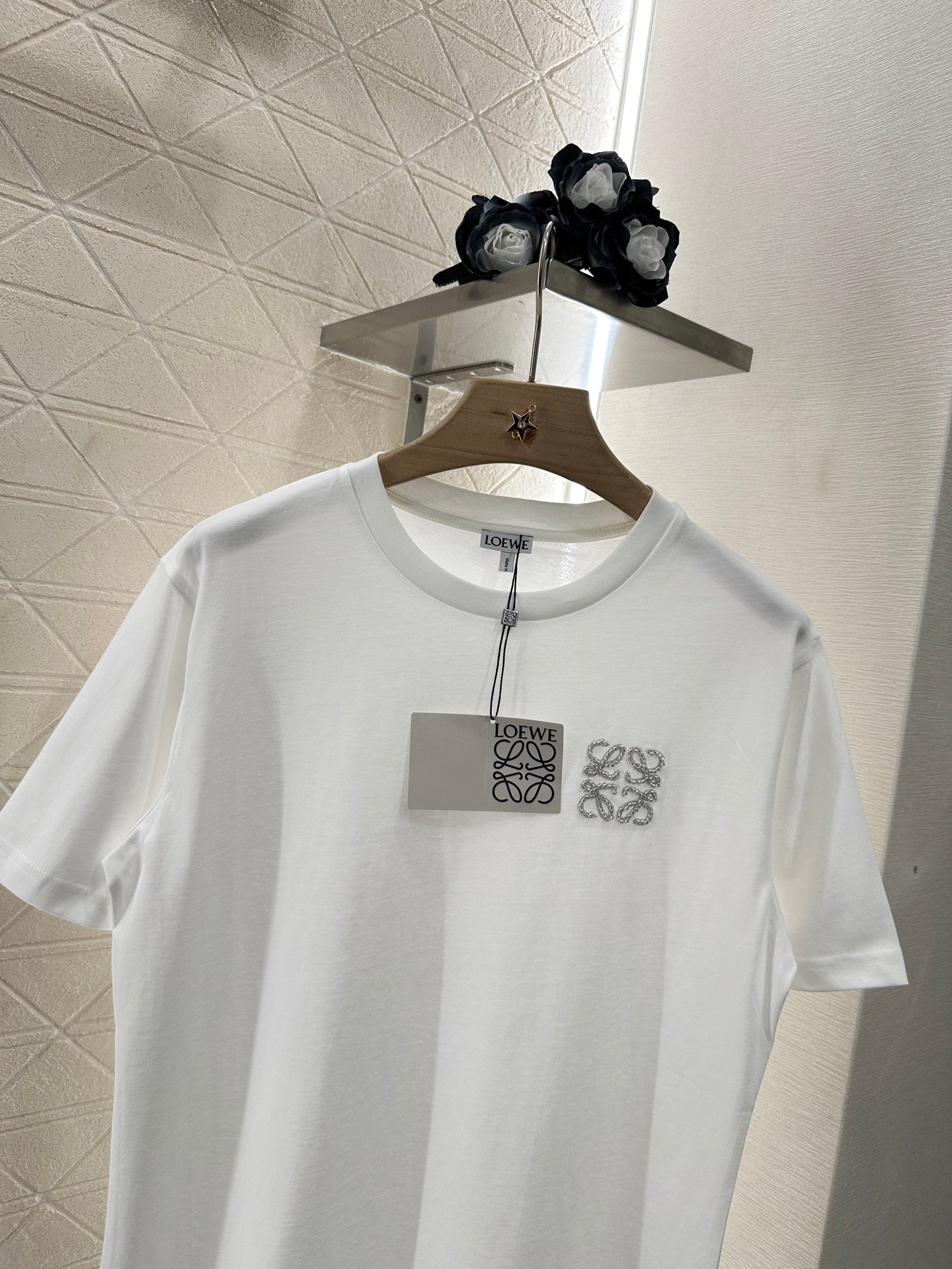 L*♥2025 new product Beaded short sleeves