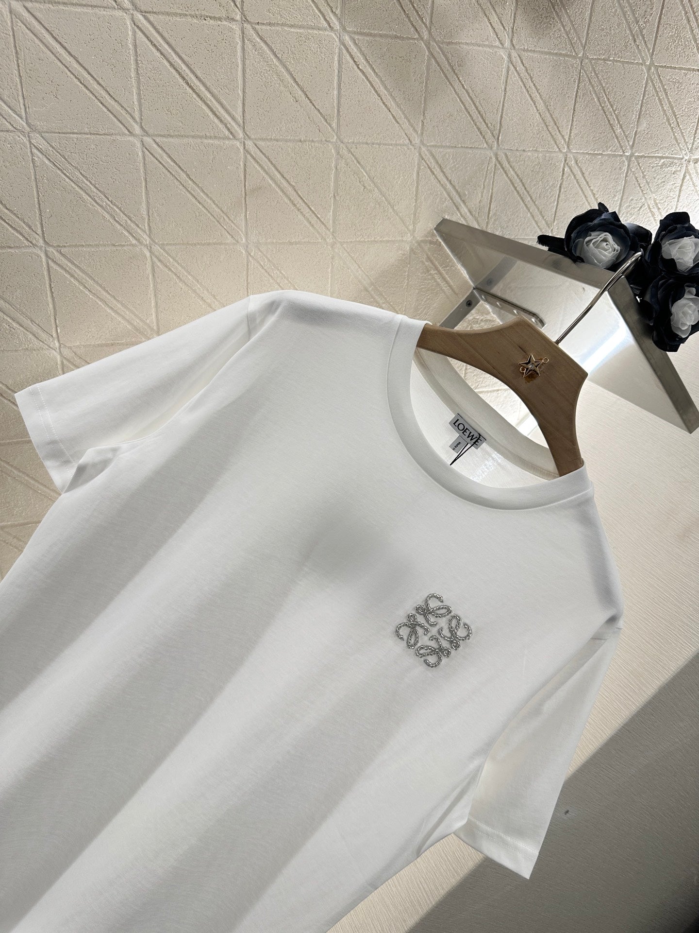 L*♥2025 new product Beaded short sleeves