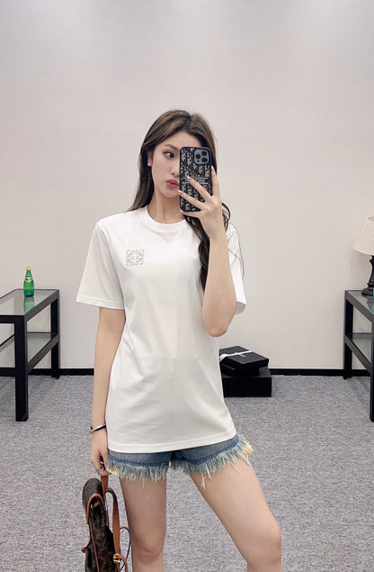 L*♥2025 new product Beaded short sleeves