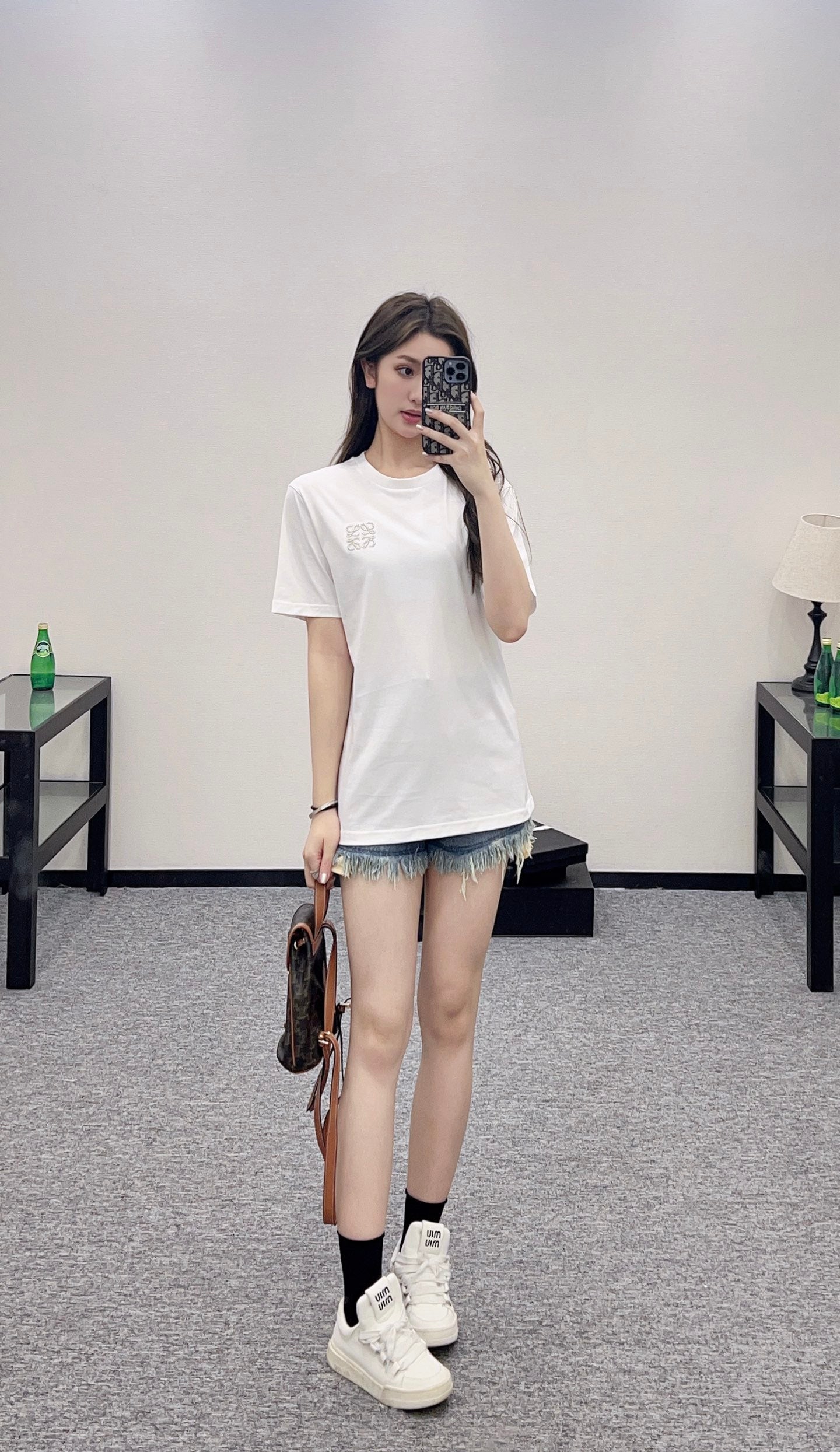 L*♥2025 new product Beaded short sleeves