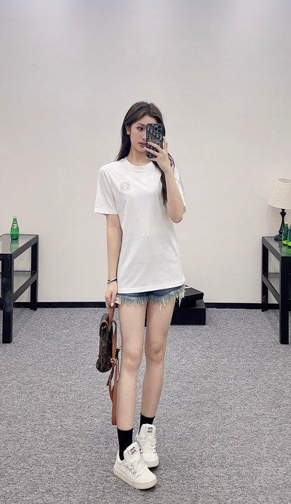 L*♥2025 new product Beaded short sleeves