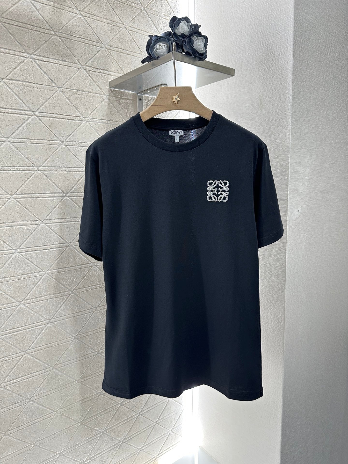 L*♥2025 new product Beaded short sleeves