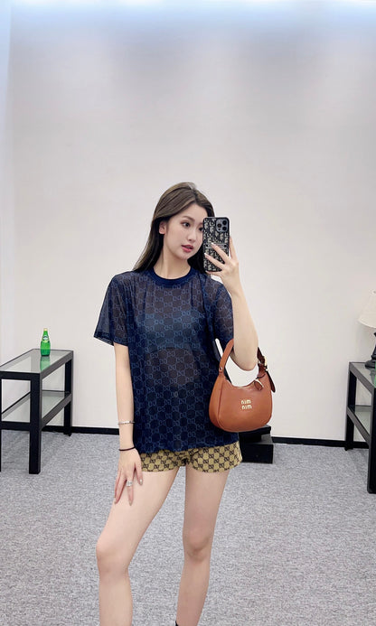 G*♥2025 new product Transparent short sleeves