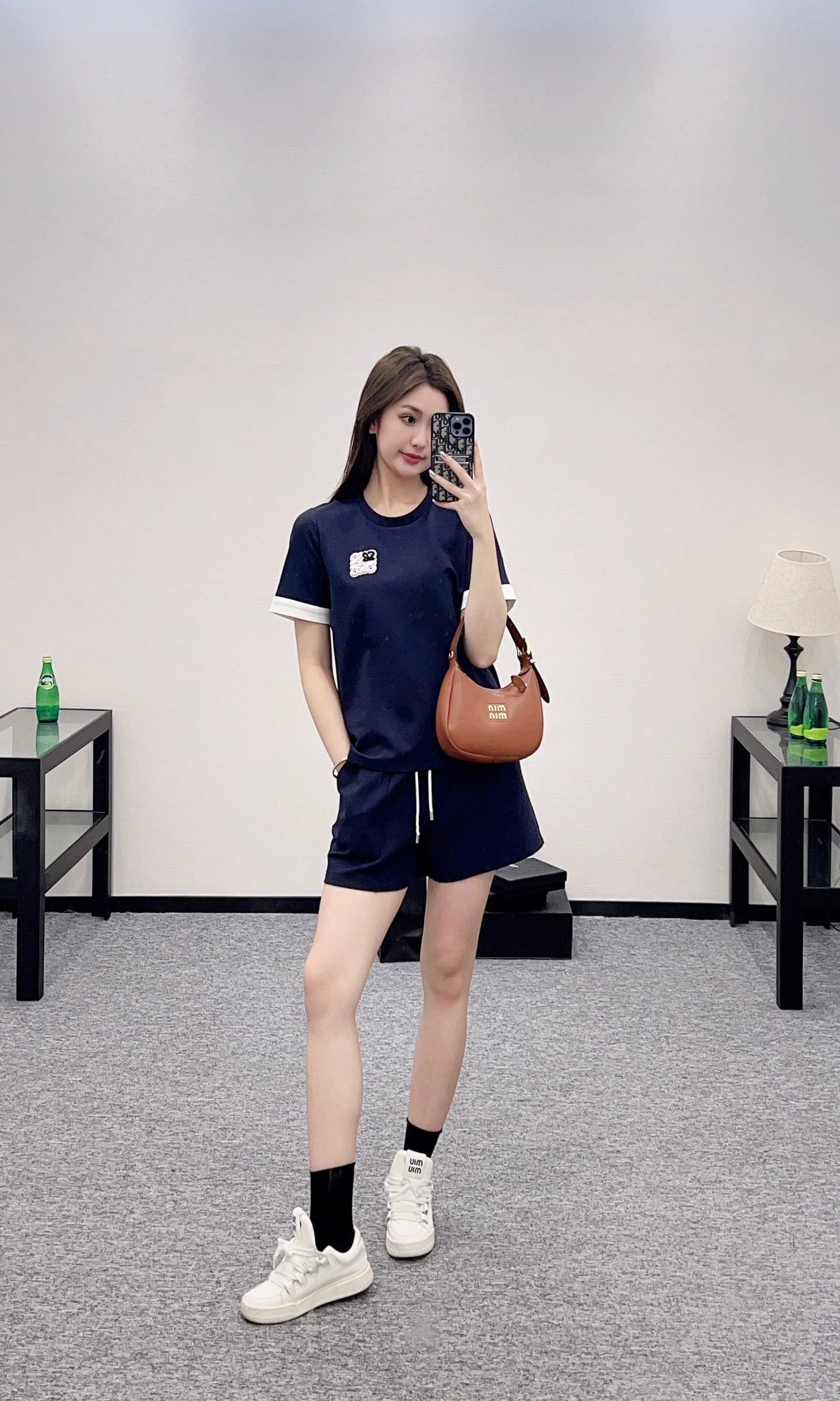 L*w*♥New product Short-sleeved shorts set