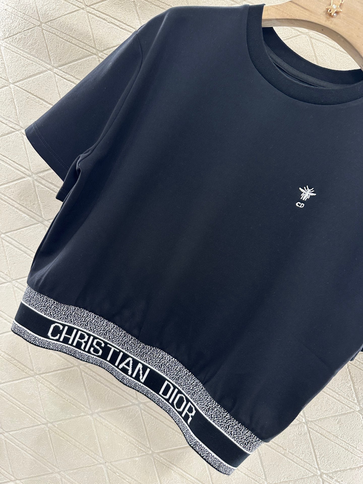 D*♥New arrival Round neck ribbon top and shorts set