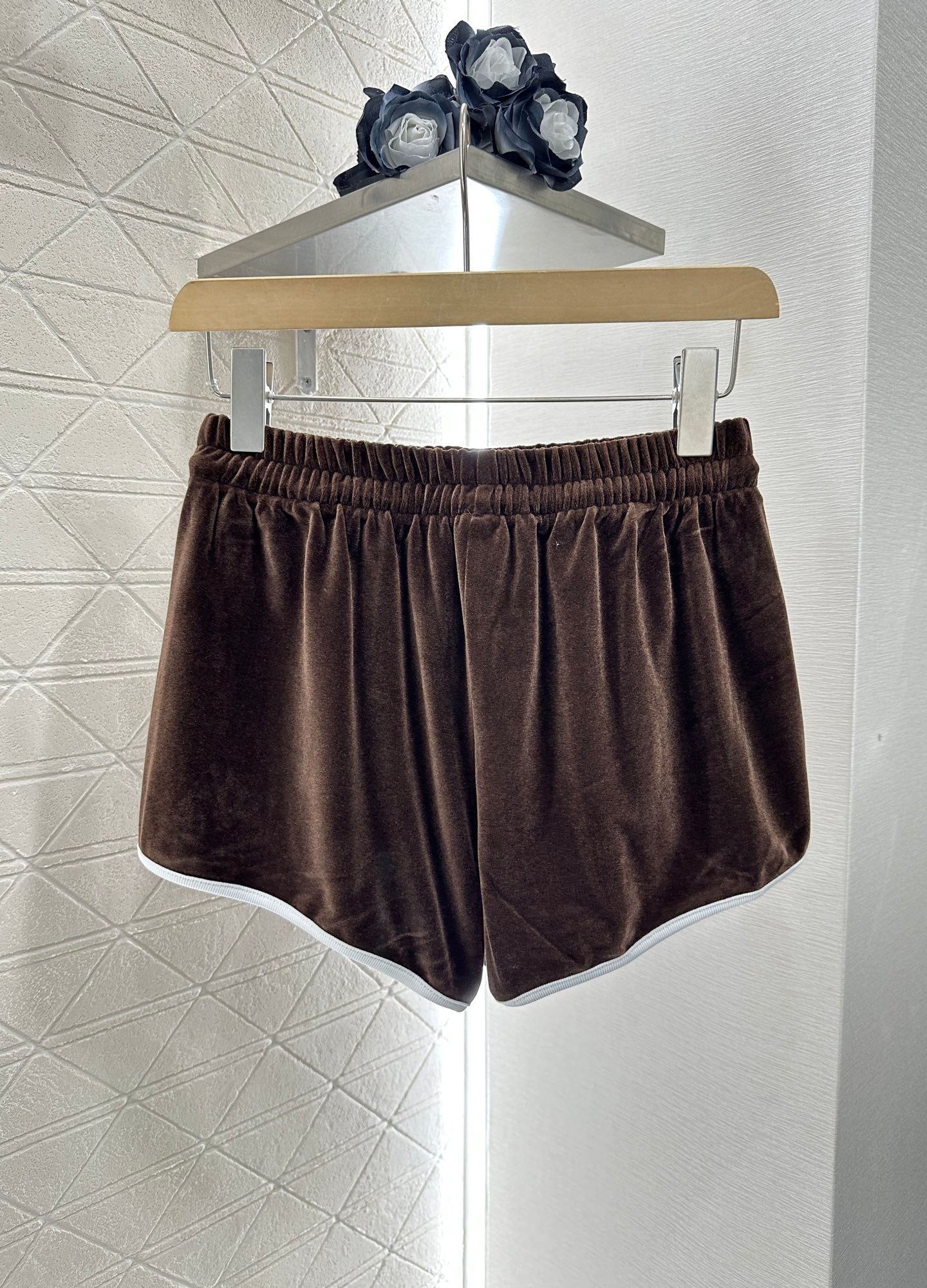 C*♥New Arrival Velvet Tank Top and Shorts Set