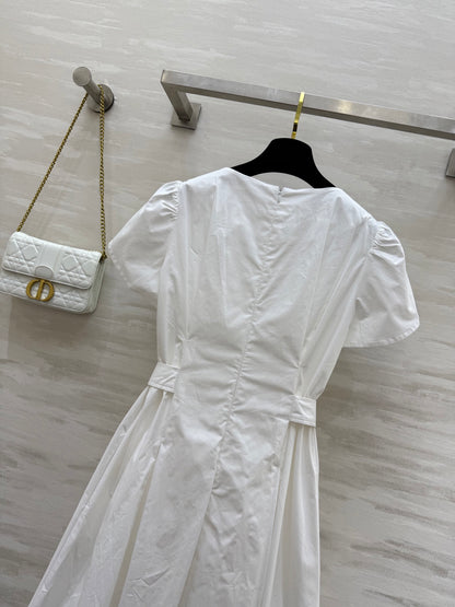 D*♥2025 new style waist-length puff sleeve dress
