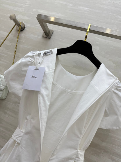 D*♥2025 new style waist-length puff sleeve dress