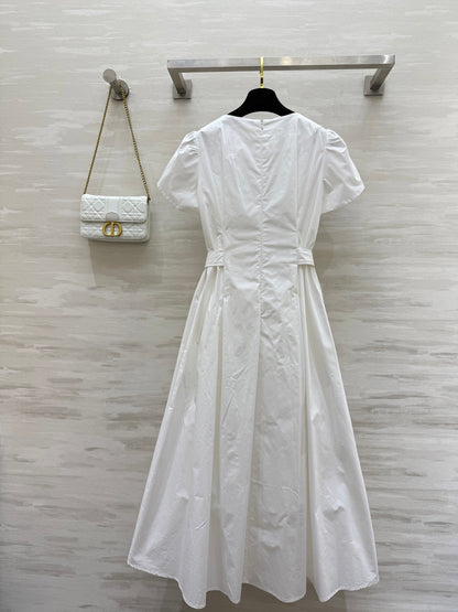 D*♥2025 new style waist-length puff sleeve dress