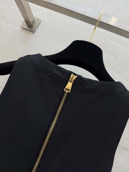 B*♥2025 New Arrivals Sleeveless Dress with Logo