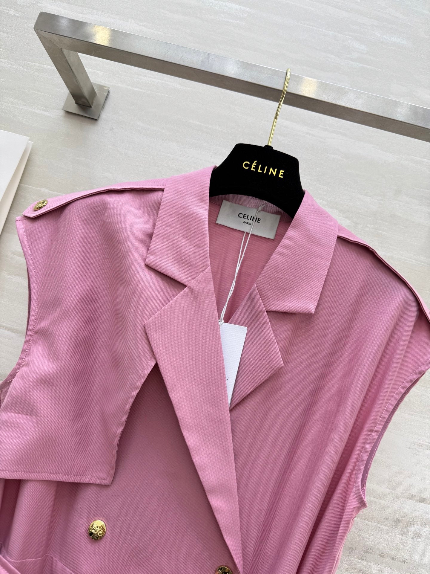 Ce*♥2025 New Style Trench Coat Style Waist Dress