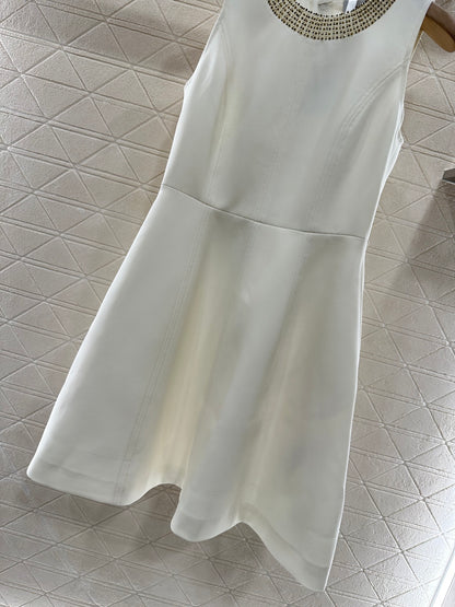 D*♥2025 new products Beaded sleeveless dress）