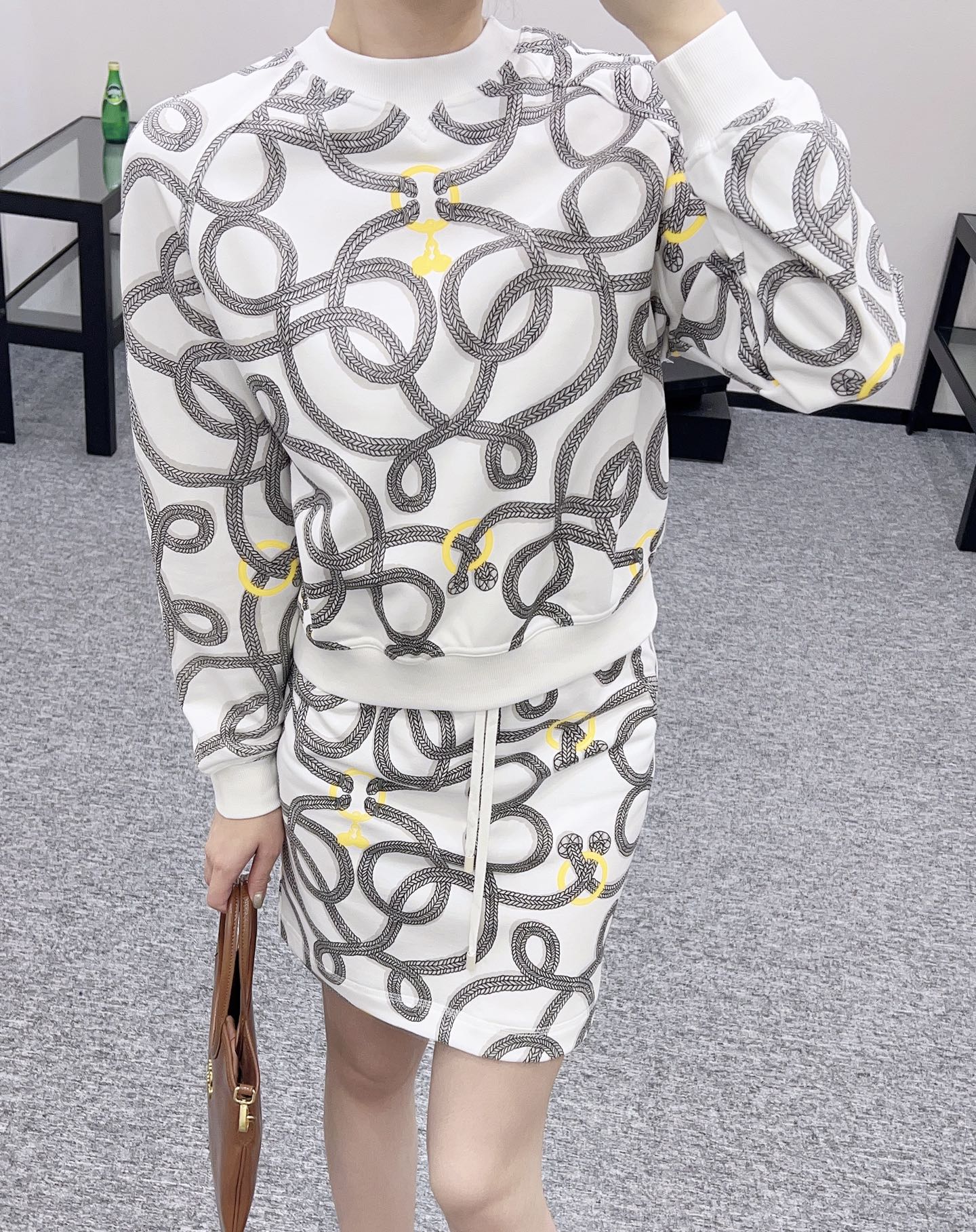 H*♥2024 new products Sweater skirt set