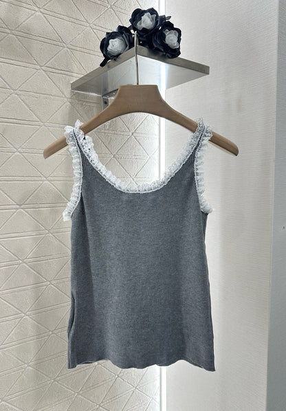 Mi*mi*♥2025 new product Lace vest