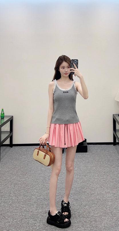 Mi*mi*♥2025 new product Lace vest