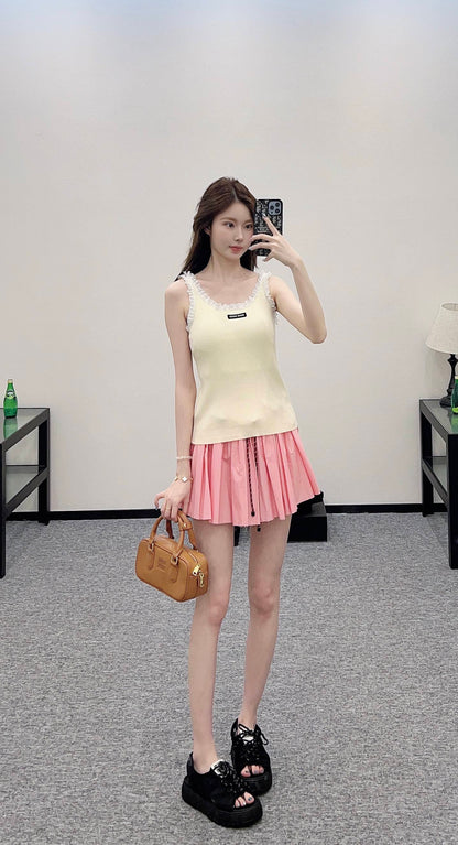 Mi*mi*♥2025 new product Lace vest