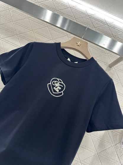 M*♥2025 new product Heart letter short sleeves