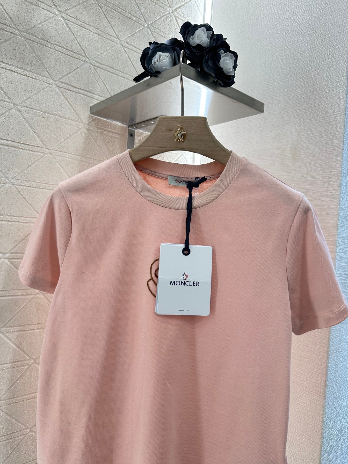 M*♥2025 new product Heart letter short sleeves