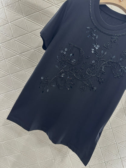D*♥2025 new products Embroidered short sleeves