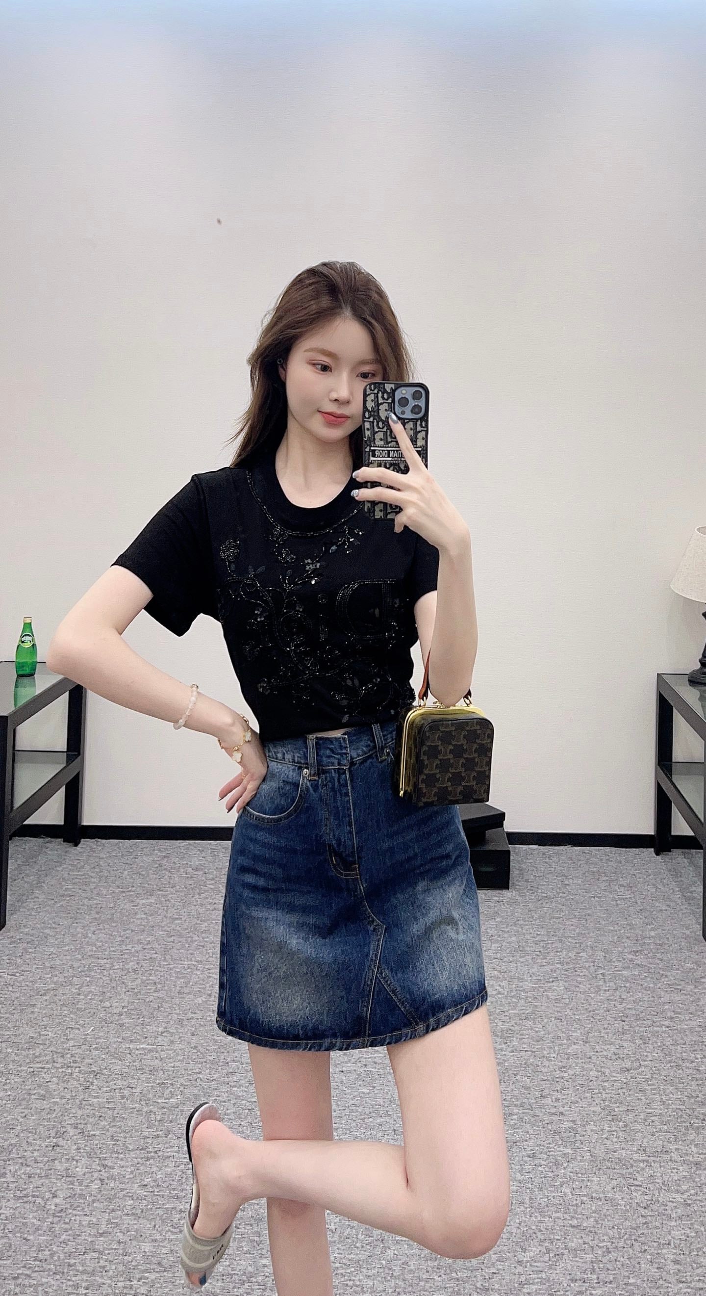 D*♥2025 new products Embroidered short sleeves