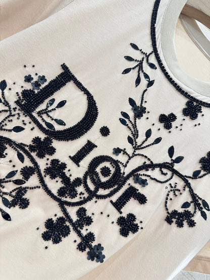 D*♥2025 new products Embroidered short sleeves