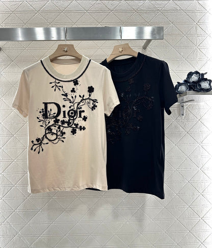 D*♥2025 new products Embroidered short sleeves