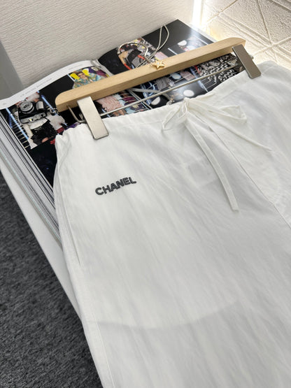 C*♥2025 new products Embroidered wide-leg trousers