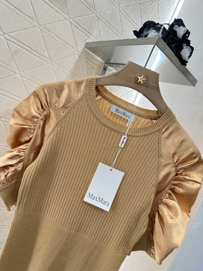 M*♥2025 new product Knitted short sleeves